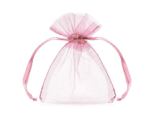 Picture of ORGANZA POUCHES PINK 10CM